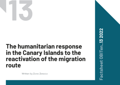 The humanitarian response in the Canary Islands to the reactivation of the migration route
