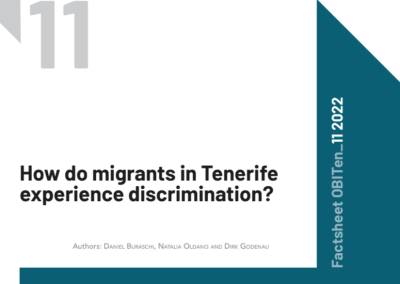 How do migrants in Tenerife experience discrimination?