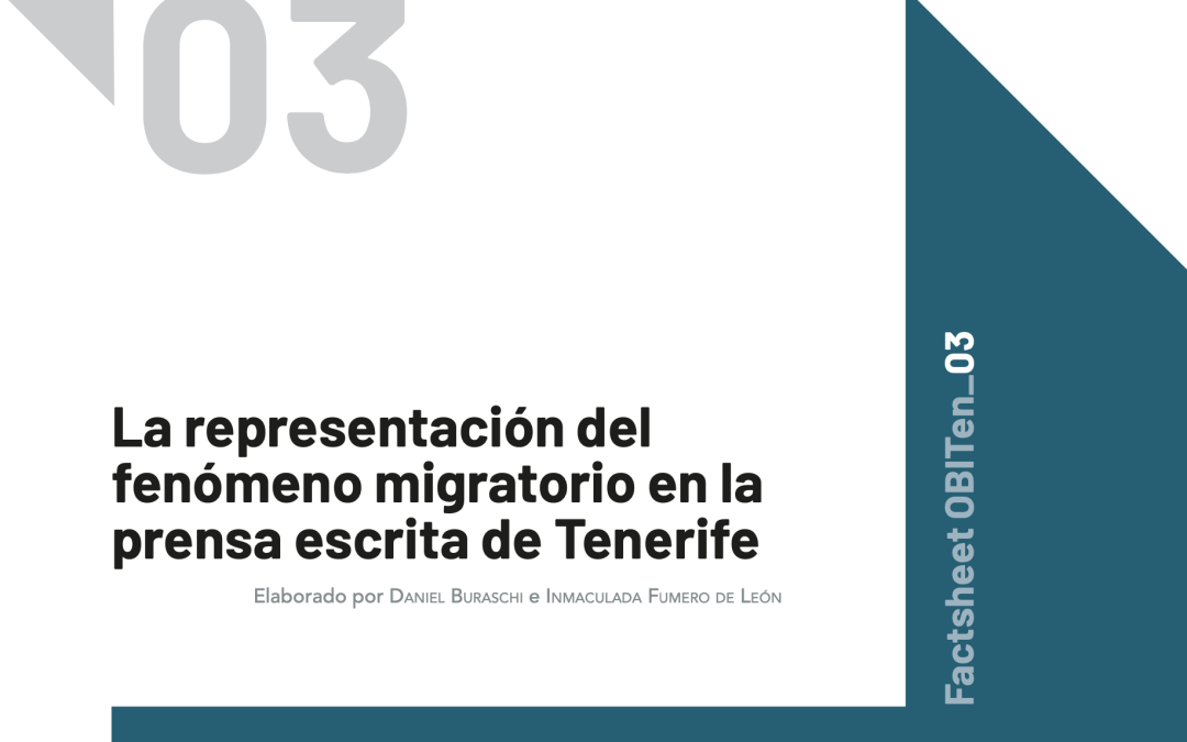 La representación del fenómeno migratorio en la prensa escrita de Tenerife
