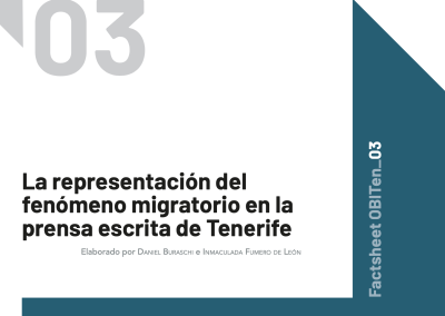 La representación del fenómeno migratorio en la prensa escrita de Tenerife