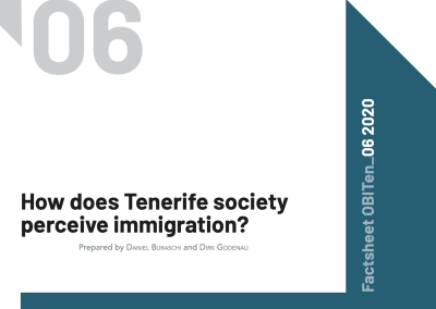 How does Tenerife society perceive immigration?