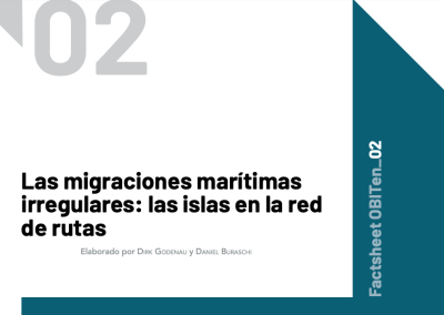 Las migraciones marítimas irregulares: las islas en la red de rutas