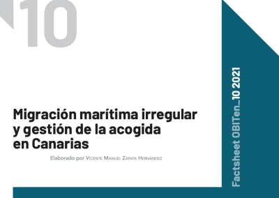 Migración marítima irregular y gestión de la acogida en Canarias