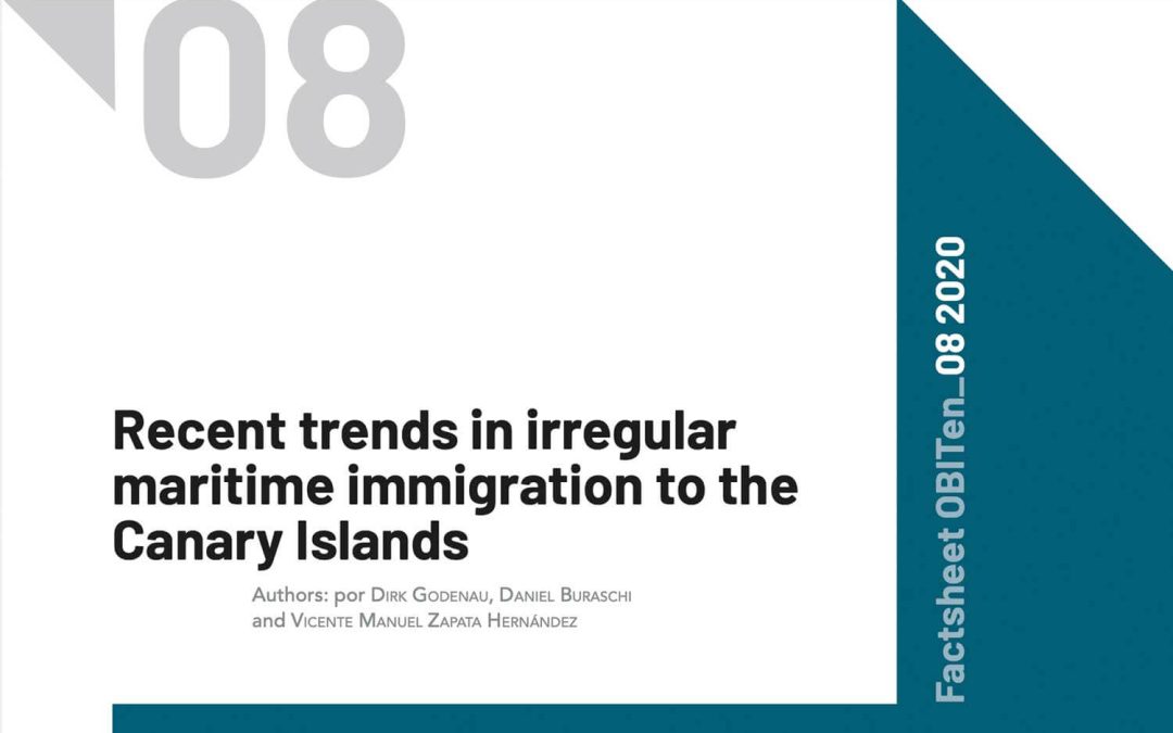 Recent trends in irregular maritime immigration to the Canary Islands