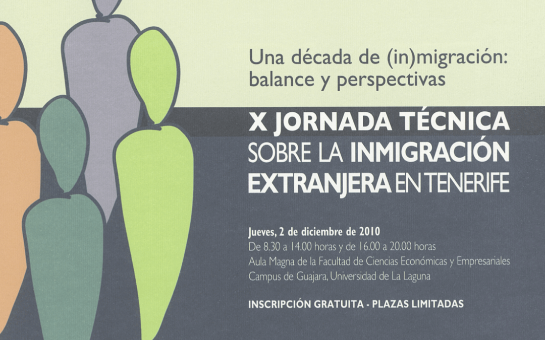 X Jornada Técnica sobre la inmigración extranjera en Tenerife