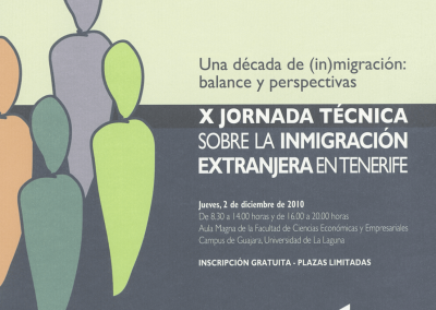 X Jornada Técnica sobre la inmigración extranjera en Tenerife