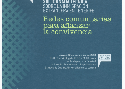 XIII Jornada Técnica sobre la inmigración extranjera en Tenerife