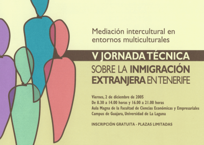 V Jornada Técnica sobre la inmigración extranjera en Tenerife